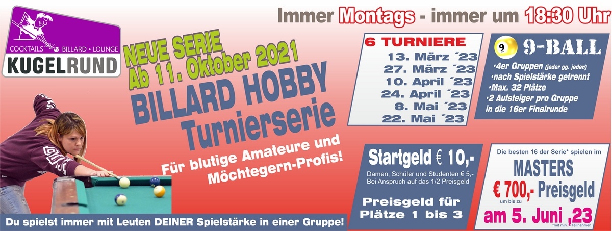 Montagsturnier Serie 40 Plakat